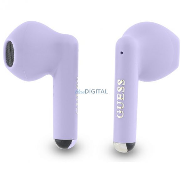 Guess GUTWSJ14ESGU Imprimate Classic Logo TWS Căști fără fir Bluetooth - violet