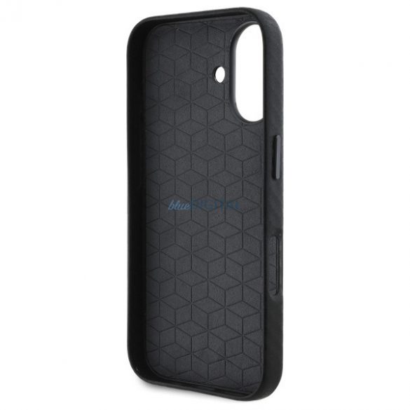 BMW BMHCP16S23PUFWC Carcasă rigidă Carbon Wrapped Metal pentru iPhone 16 - negru