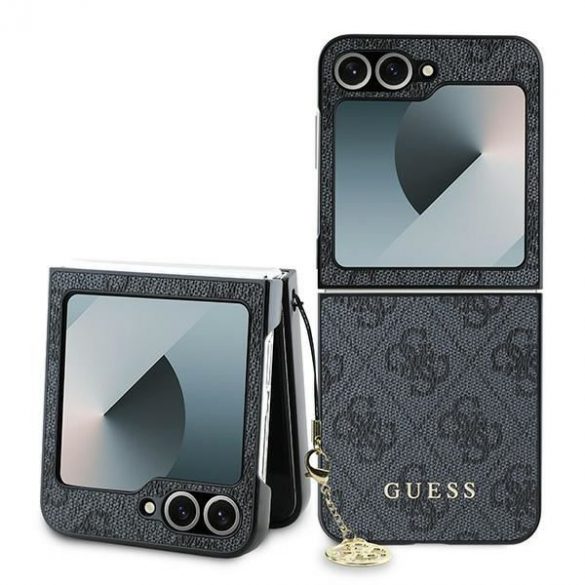 Guess GUHCZF6GF4GGR Z Flip6 F741 czarny/negru 4G Charm