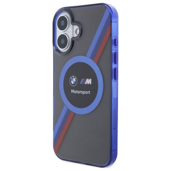 Carcasă BMW BMHMP16S23HTPUK Motosport IML Circle MagSafe pentru iPhone 16 - negru