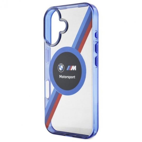 Carcasă BMW BMHMP16S23HTPUK Motosport IML Circle MagSafe pentru iPhone 16 - negru