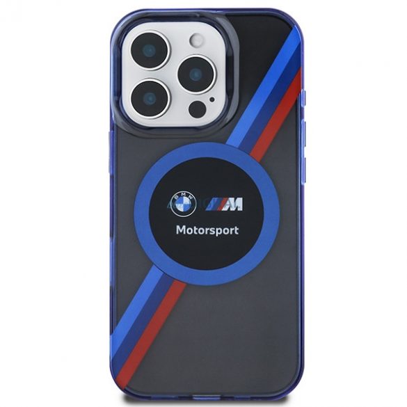 Carcasă BMW BMHMP16L23HTPUK Motosport IML Circle MagSafe pentru iPhone 16 Pro - negru