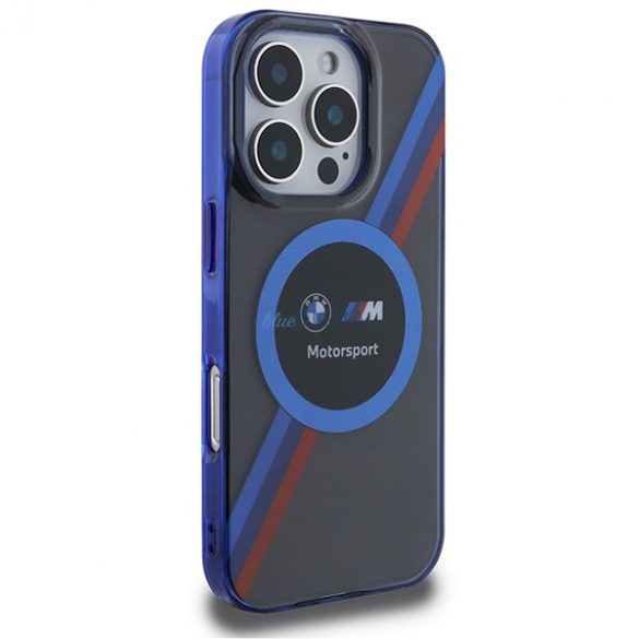 Carcasă BMW BMHMP16L23HTPUK Motosport IML Circle MagSafe pentru iPhone 16 Pro - negru