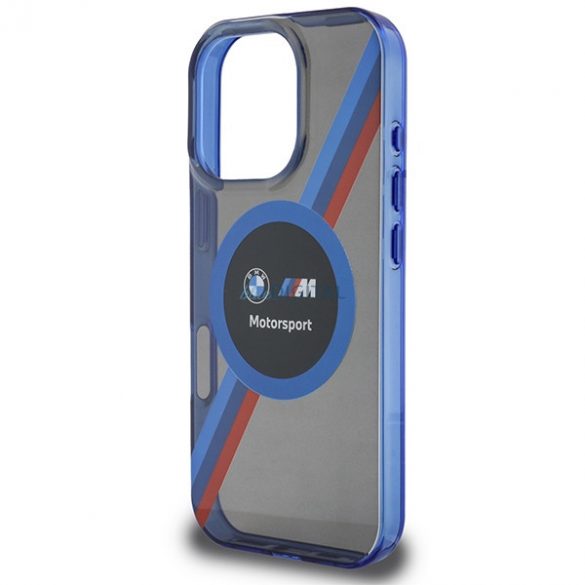 Carcasă BMW BMHMP16L23HTPUK Motosport IML Circle MagSafe pentru iPhone 16 Pro - negru