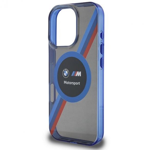 Carcasă BMW BMHMP16X23HTPUK Motosport IML Circle MagSafe pentru iPhone 16 Pro Max - negru