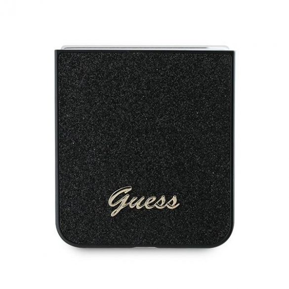 Guess GUHCZF6HGGSHK Z Flip6 F741 czarny/negru 4G Glitter Script