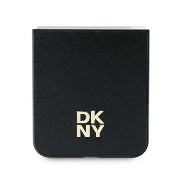 DKNY DKHCZF6PSMCSLK Z Flip6 F741 czarny/lether negru Matal Stack Logo