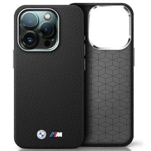 BMW BMHCP16X23PUFWKEV Carcasă M Edition Kevlar Wrapped Metal pentru iPhone 16 Pro Max - negru