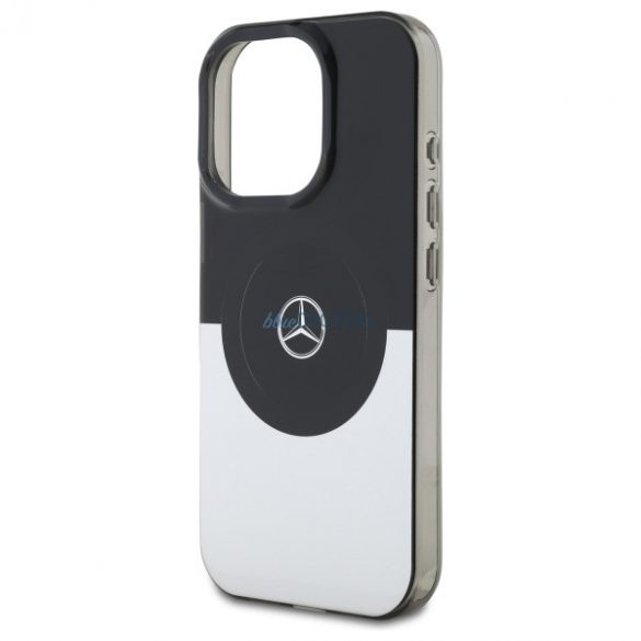 Mercedes MEHMP16L23HBIGK Carcasă rigidă cu două straturi BiColor compatibilă cu MagSafe pentru iPhone 16 Pro - Negru