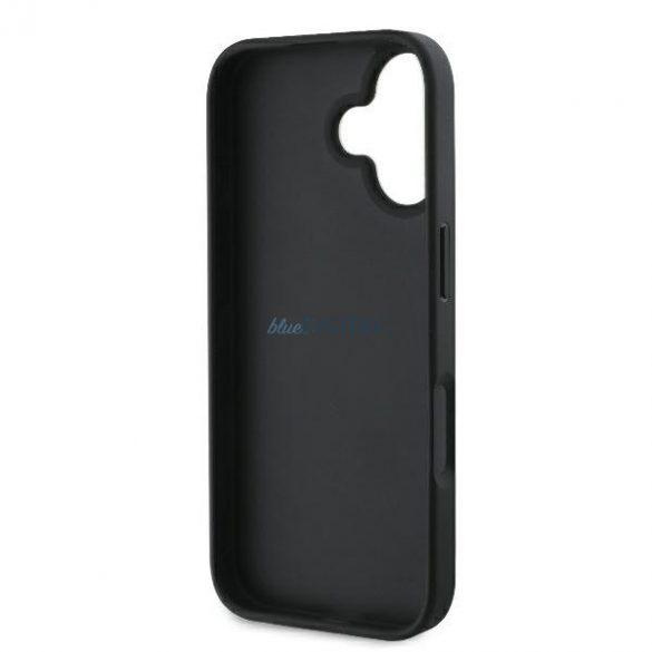 Guess GUHCP16S4GMGGR 4G Big Logo carcasă rigidă pentru iPhone 16 - negru