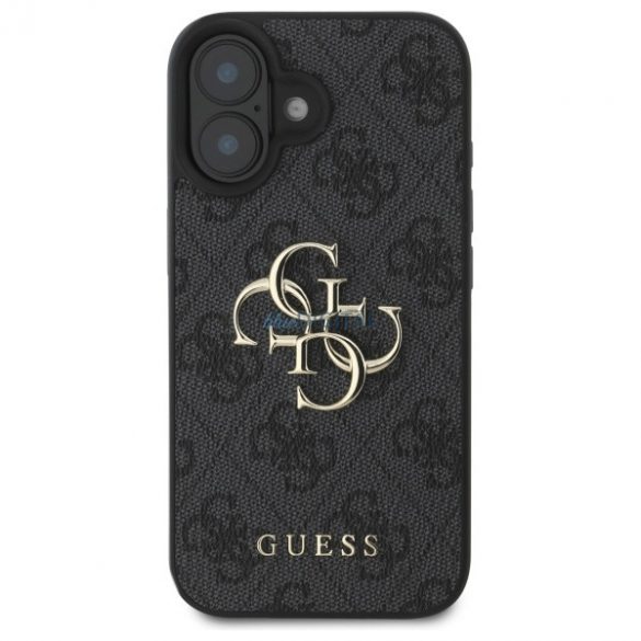 Guess GUHCP16M4GMGGR 4G Big Logo carcasă rigidă pentru iPhone 16 Plus - negru