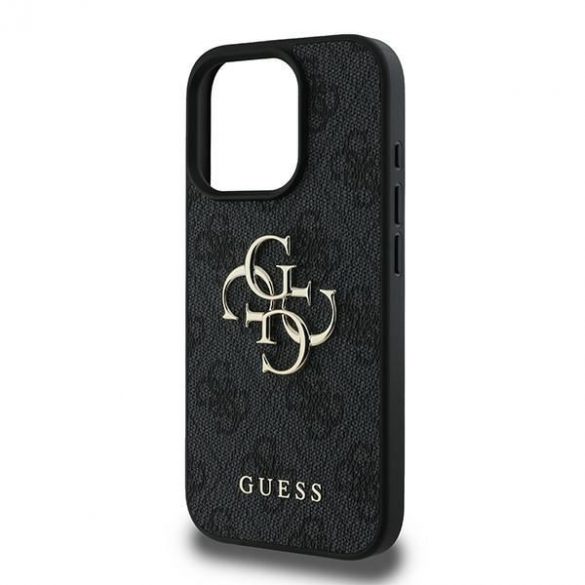 Guess GUHCP16L4GMGGR 4G Big Logo carcasă rigidă pentru iPhone 16 Pro - negru