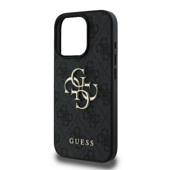 Guess GUHCP16X4GMGGR 4G Big Logo carcasă rigidă pentru iPhone 16 Pro Max - negru