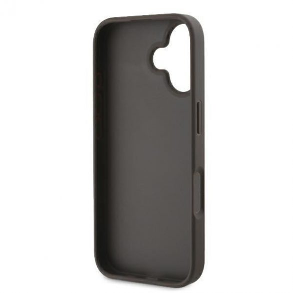 Guess GUHCP16S4GMGBR 4G Big Logo carcasă tare pentru iPhone 16 - maro