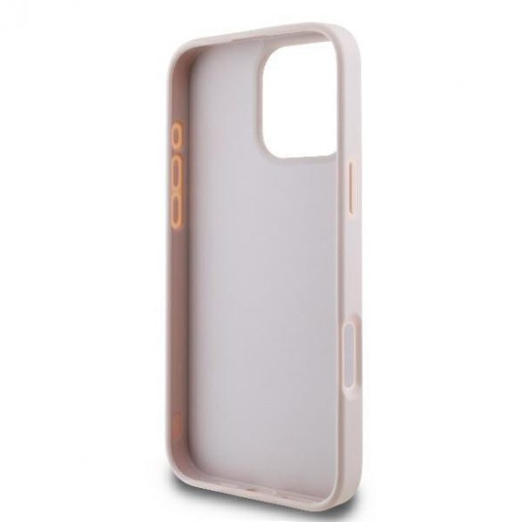 Guess GUHCP16X4GMGPI 4G Big Logo carcasă tare pentru iPhone 16 Pro Max - roz