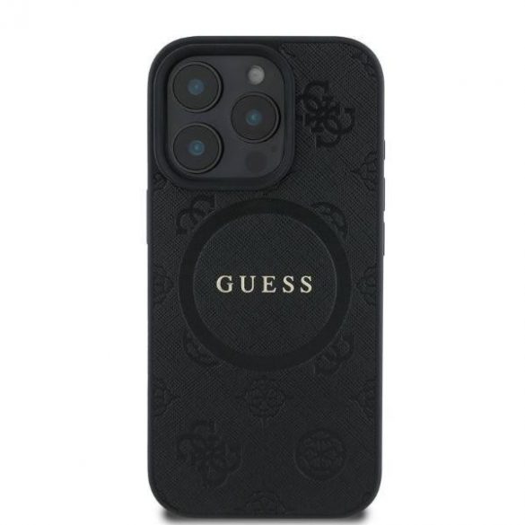 Guess GUHMP16XPSAPSMEK iPhone 16 Pro Max 6,9" czarny/negru HC MagSafe Safiano Bujor Classic Logo