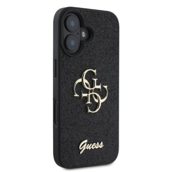 Guess GUHCP16SHG4SGK iPhone 16 6,1" czarny/negru HC Fixed Glitter Big 4G