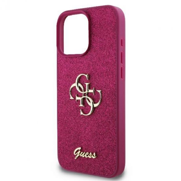 Guess GUHCP16XHG4SGU Fixed Glitter Big 4G huse rigide iPhone 16 Pro Max - violet