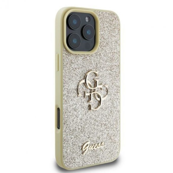 Guess GUHCP16XHG4SGD iPhone 16 Pro Max 6,9" złoty/auriu HC Fixed Glitter Big 4G