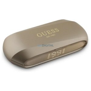 Guess GUTWSC2MCDSD Căști fără fir Bluetooth TWS cu logo imprimat metalic alungit - culoare aurie