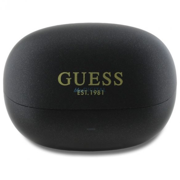 Guess GUTWST88MCTGK Capsule Imprimate Logo TWS Căști Bluetooth fără fir - negru