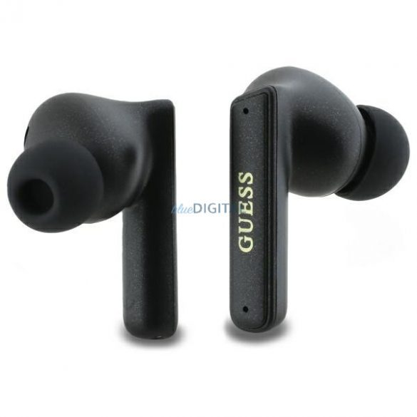 Guess GUTWST88MCTGK Capsule Imprimate Logo TWS Căști Bluetooth fără fir - negru