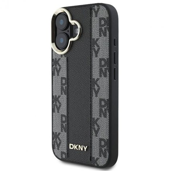 DKNY DKHMP16SPCPVSLK Carouri model Magsafe carcasă tare pentru iPhone 16 - negru