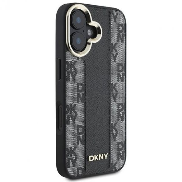 DKNY DKHMP16SPCPVSLK Carouri model Magsafe carcasă tare pentru iPhone 16 - negru