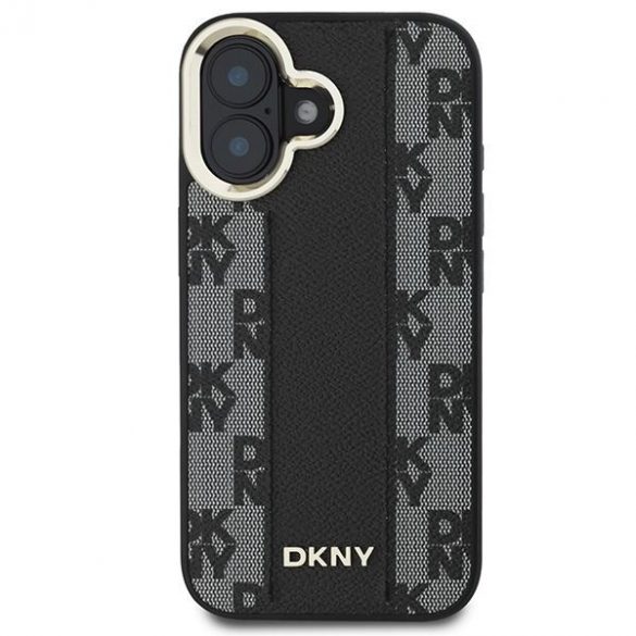 DKNY DKHMP16MPCPCPVSLK Carouri model Magsafe carcasă tare pentru iPhone 16 Plus - negru