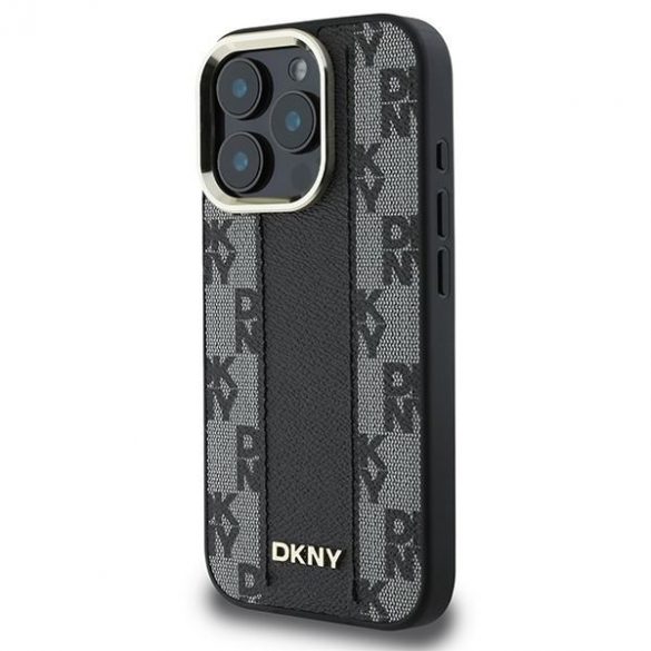 DKNY DKHMP16LPCPVSLK Carouri model Magsafe carcasă tare pentru iPhone 16 Pro - negru