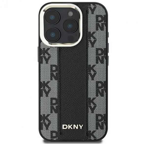 DKNY DKHMP16LPCPVSLK Carouri model Magsafe carcasă tare pentru iPhone 16 Pro - negru