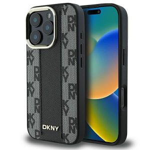 DKNY DKHMP16XPCPVSLK Carouri model Magsafe carcasă tare pentru iPhone 16 Pro Max - negru