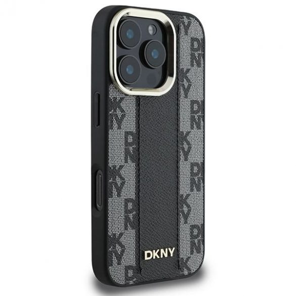 DKNY DKHMP16XPCPVSLK Carouri model Magsafe carcasă tare pentru iPhone 16 Pro Max - negru