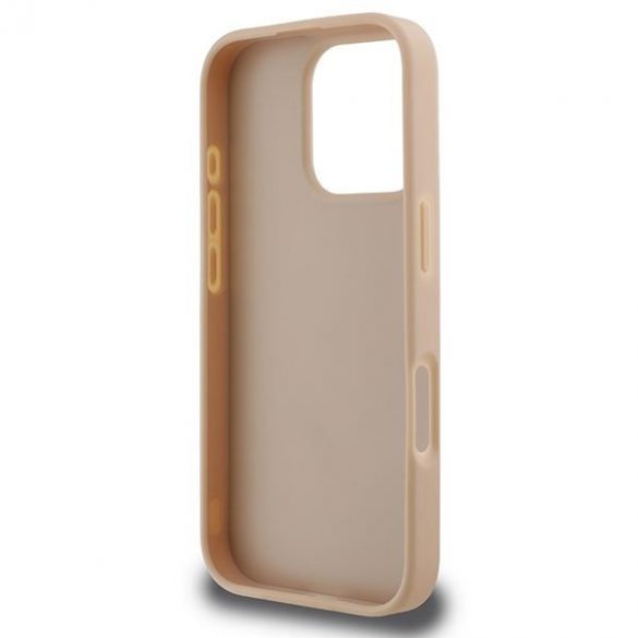 DKNY DKHCP16LPCPTSSP Model în carouri și dungi imprimate husă pentru iPhone 16 Pro - roz