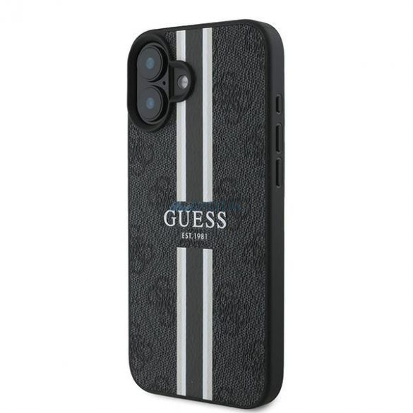 Guess GUHMP16MP4RPSK 4G imprimate dungi MagSafe caz greu pentru iPhone 16 Plus - negru