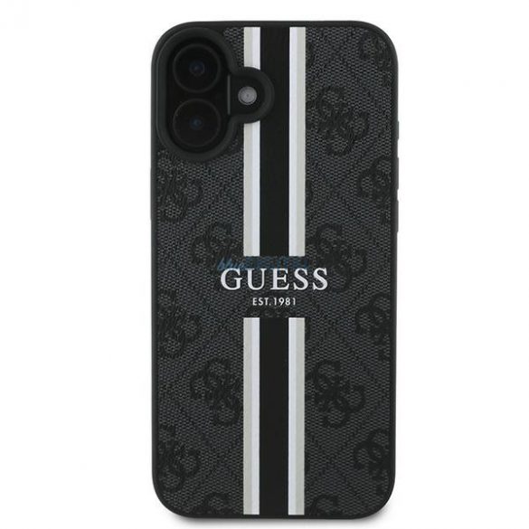 Guess GUHMP16MP4RPSK 4G imprimate dungi MagSafe caz greu pentru iPhone 16 Plus - negru