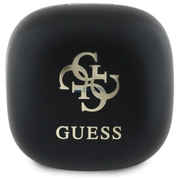 Guess GUTWSJ144ESK Iridescent 4G Imprimate Logo TWS Căști Bluetooth fără fir - negru