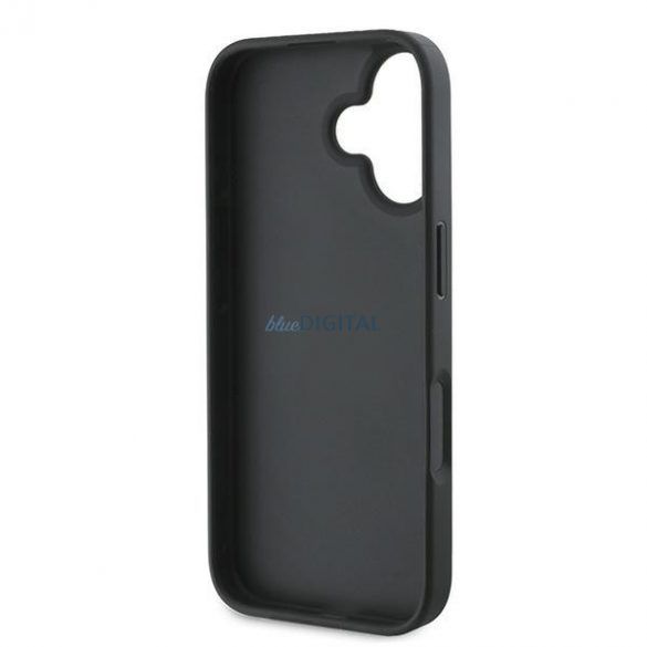 Guess GUHCP16SG4GLGR 4G Bottom Stripe carcasă rigidă pentru iPhone 16 - gri