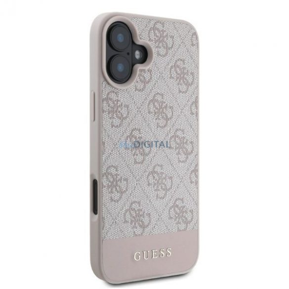 Guess GUHCP16SG4GLPI iPhone 16 rożowy/roz HC 4G PU Dună inferioară