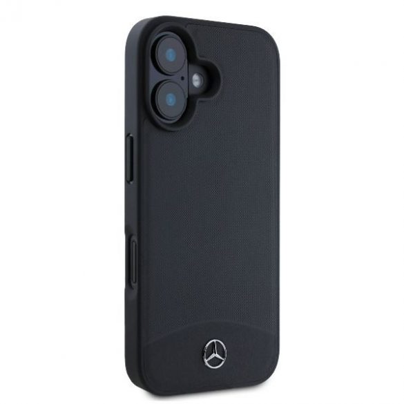 Mercedes MEHCP16MARMBK Husă din piele Urban Hard pentru iPhone 16 Plus - Negru