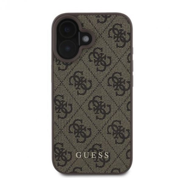 Guess GUHCP16SG4GFBR iPhone 16 brązowy/maro HC PU 4G Classic