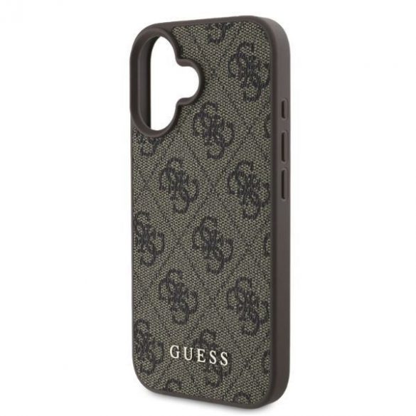 Guess GUHCP16SG4GFBR iPhone 16 brązowy/maro HC PU 4G Classic