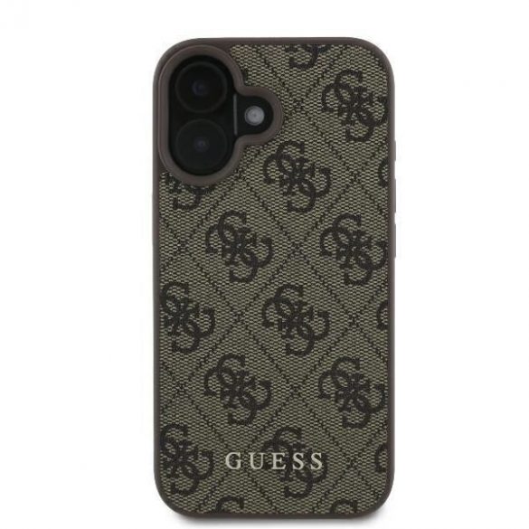 Guess GUHCP16MG4GFBR 4G Carcasă rigidă Classic pentru iPhone 16 Plus - maro