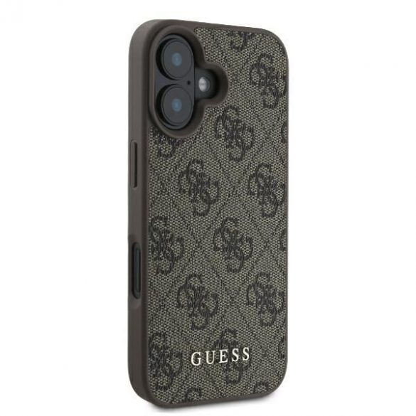 Guess GUHCP16MG4GFBR 4G Carcasă rigidă Classic pentru iPhone 16 Plus - maro