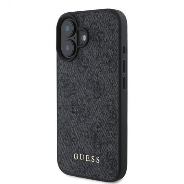 Guess GUHCP16SG4GFGR iPhone 16 czarny/negru HC PU 4G Classic