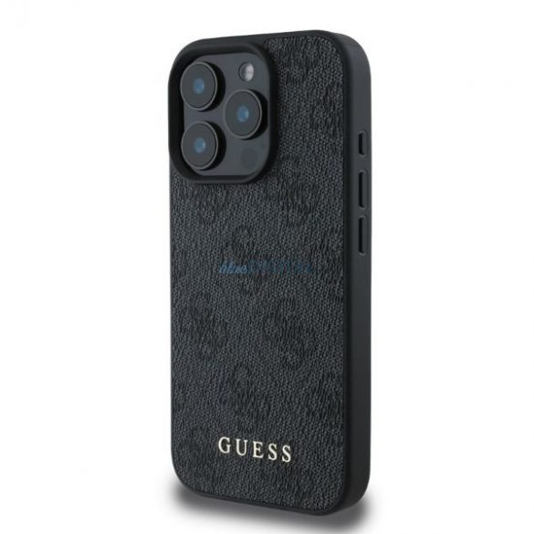 Guess GUHCP16LG4GFGR iPhone 16 Pro czarny/negru HC PU 4G Classic