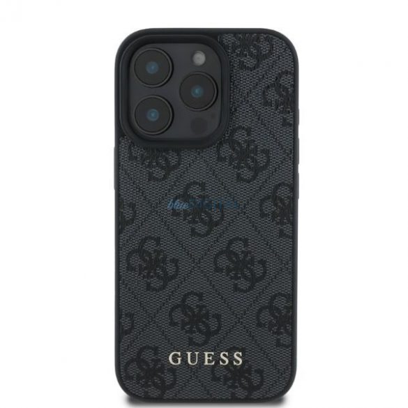 Guess GUHCP16LG4GFGR iPhone 16 Pro czarny/negru HC PU 4G Classic