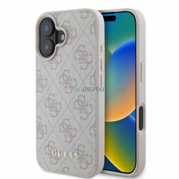 Guess GUHCP16SG4GFPI iPhone 16 rożowy/roz HC PU 4G Classic