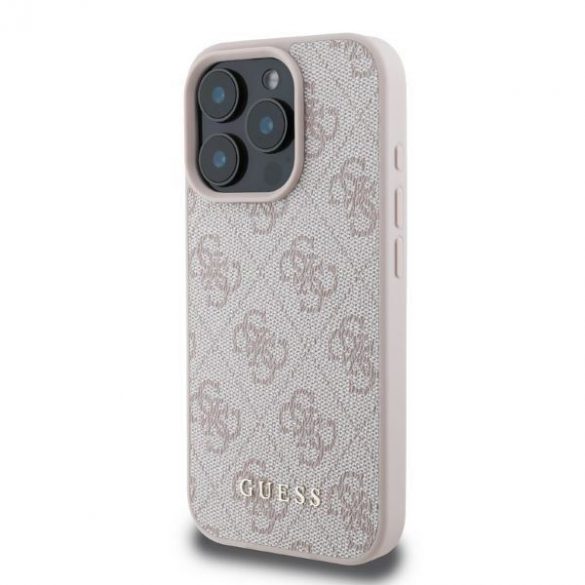 Guess GUHCP16LG4GFPI iPhone 16 Pro rożowy/roz HC PU 4G Classic