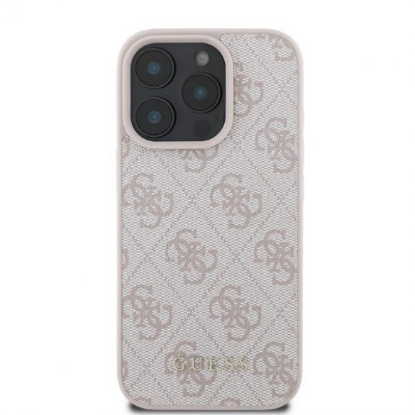 Guess GUHCP16LG4GFPI iPhone 16 Pro rożowy/roz HC PU 4G Classic